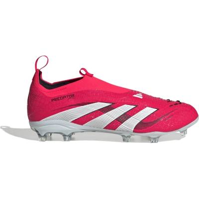 Adidas Детски футболни бутонки Adidas Predator Elite Laceless Childrens Firm Ground Football Boots - Red/White