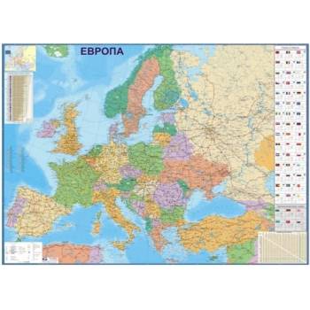Mapmedia Европа - политическа карта 1 / 3 200 000
