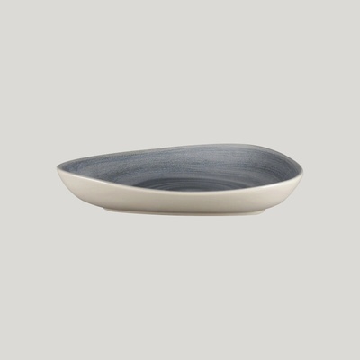 RAK Porcelain Spot talíř hluboký 24 x 19,5 cm šedomodrý RAK-SJDFLDP24