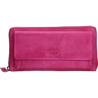 Lagen dámská kožená 786 017 D fuchsia