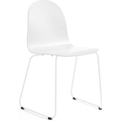 AJ Produkty Gander ližinová podnož / lakovaná skořepina / bílá