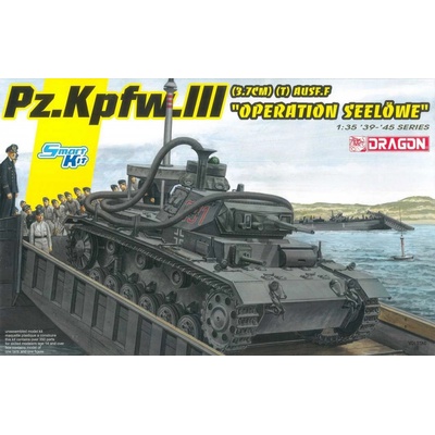 Dragon Pz.Kpfw.III 3.7cm T Ausf.F operace Seelöwe Model Kit 6877 1:35