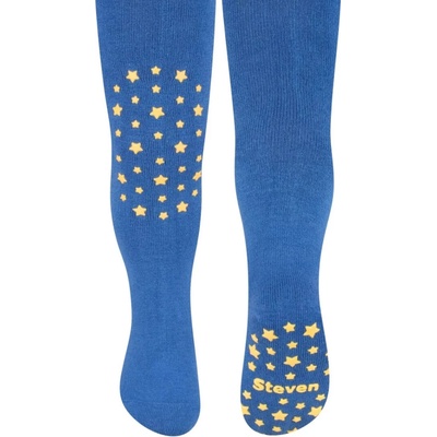 Kojenecké protiskluzové punčocháče Hvězdy jeansová – Sleviste.cz