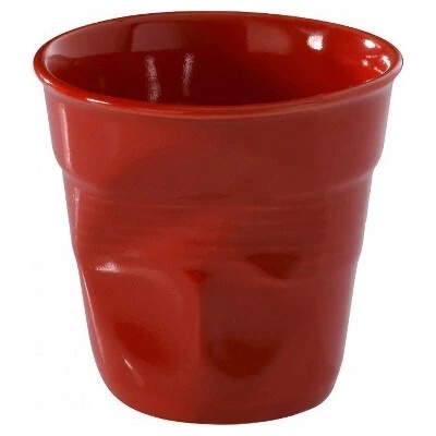 Revol Froissés pohárik chilli červený REV 619088 80 ml
