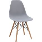 TopMebel Трапезен стол Nova TopMebel PP в сив цвят 46x51x80cm