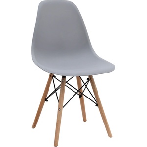 TopMebel Трапезен стол Nova TopMebel PP в сив цвят 46x51x80cm