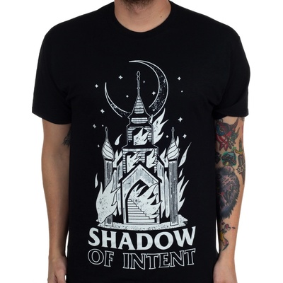 INDIEMERCH Мъжка тениска Shadow of Intent - Burning Church - Черен - INDIEMERCH - INM015