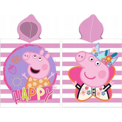 Carbotex pokrývka s kapucňou 110 x 55 cm ružová