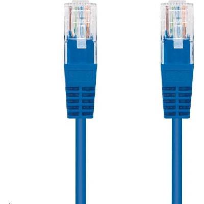 C-Tech CB-PP5-025B patch, Cat5e, UTP, 0,25m, modrý