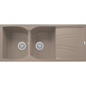 Plados Plados КУХНЕНСКА МИВКА naiky 116-20 1160x500 КАФЯВ (nk11620/72) Мивка за вграждане