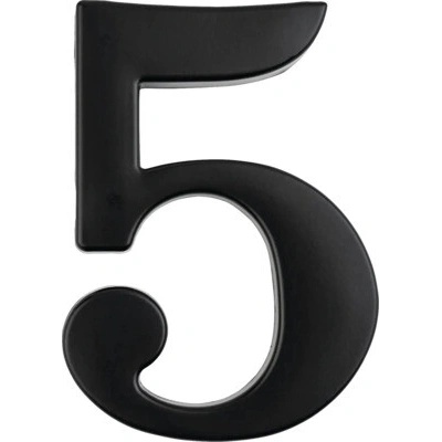 Číslica "5", výška 10cm, čierna