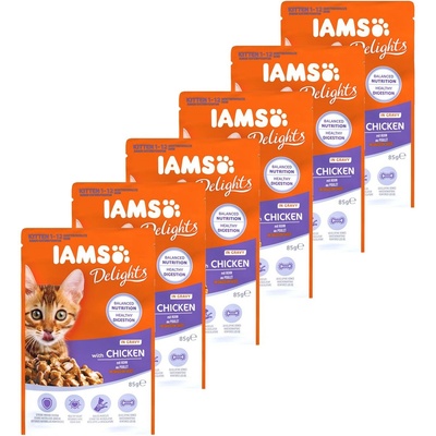 Iams Котенца пиле 6 x 85 г