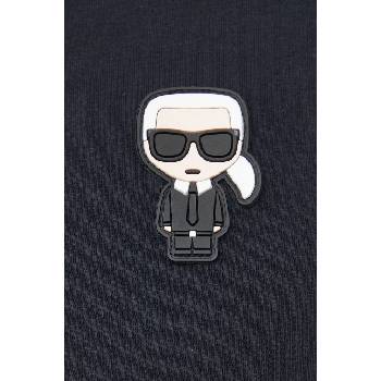 Karl Lagerfeld Тениска с яка Karl Lagerfeld в тъмносиньо с апликация 500221.745022 (500221.745022)