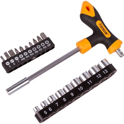 Skrutkovač typu T s príslušenstvom 1/4