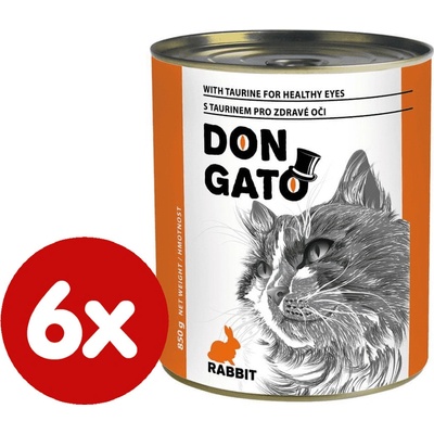Dibaq DON GATO kočka králík 6 x 850 g