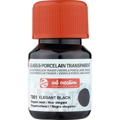 Barva na sklo a porcelán 30 ml černá