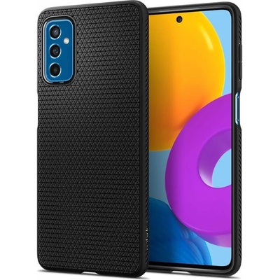 Spigen Liquid Air Case - силиконов (TPU) калъф с висока степен на защита за Samsung Galaxy M52 5G (черен-мат)