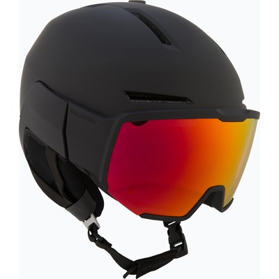 Salomon Ски каска Salomon Osmo Pro Sigma Photo black/poppy red