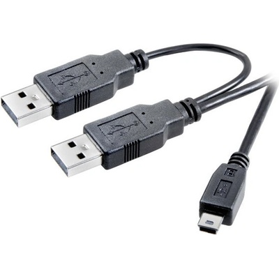 Vivanco Кабел Vivanco - 45290, USB-A/Mini USB, 1 m, черен (45290)