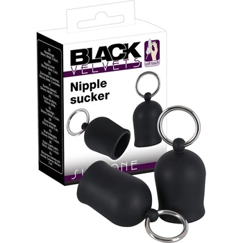 Black Velvets Black Velvet - метални зърнени клитор стимулатори (черни)