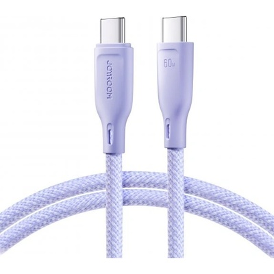 Joyroom SA34-CC3 USB-C - USB-C, 1m, fialový