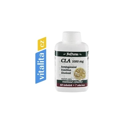 MedPharma CLA 1000 mg konjugovaná kyselina linolová 67 tobolek