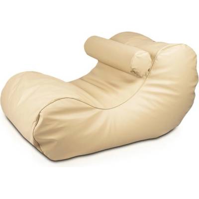 Ecopuf EF1046 Sedací vak Ecopuf HOGAN ekokůže E17 Kapučíno