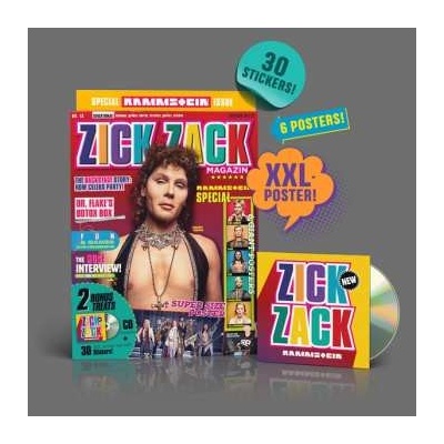 Rammstein - Zick Zack English Version Single Magazin CD