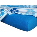 Dadka Froté prostěradlo modř královské 180x200x20