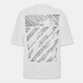 OFF WHITE Тениска OFF WHITE Men's Scribble T-Shirt - White