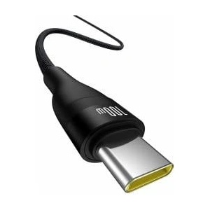 Baseus Flash 2 USB-A / USB-C-Kabel 100W 1 m - Schwarz