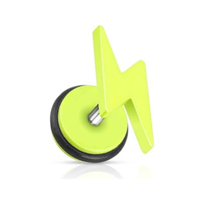 Marre piercing falešný plug blesk HWPSFX57