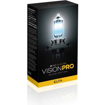 elta H4 12V 60/55W VISION PRO 180% Black Edition BOX 2бр (3205)