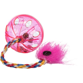 TRIXIE Set of Rattling Balls with Tails - Играчка за котки комплект две топки с опашки, 4 см