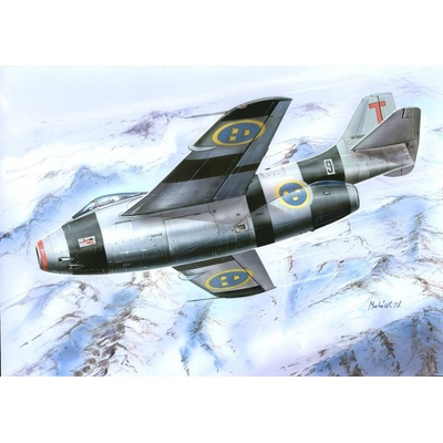 Fly SAAB J-29F Tunann 4x camo 32022 1:32