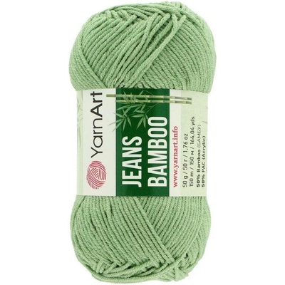 YarnArt Jeans Bamboo zeleno šedá 138