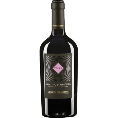 Primitivo Zolla Primitivo di Manduria DOC 2024 14,5% 0,75 l (čistá fľaša)