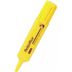 FlexOffice Маркер FlexOffice FO-HL05 жълт, 4.0 mm, хайлайтър