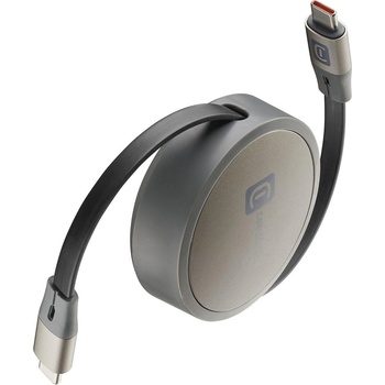 Cellularline Ролетен USB-C кабел 120см 100W бързо зареждане 14671