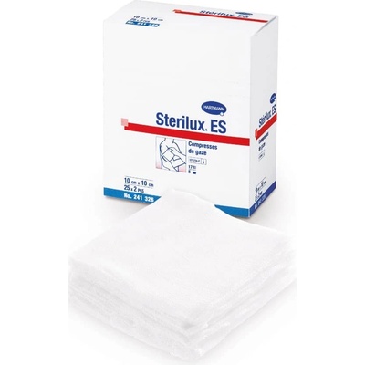 Sterilux gáza kompresní sterilní 10 x 10 cm 8 vrstev 25 x 2 ks