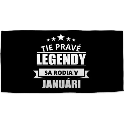 Sablio Uterák Tie pravé legendy sa rodia v januári 30 x 50 cm