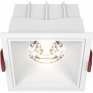 Maytoni Alfa LED бяла стенна лампа DL0430115W3KDSQW (DL043-01-15W3K-D-SQ-W)
