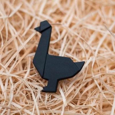 StehlikDesign brož kachna černá 0109