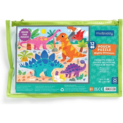 Mudpuppy Puzzle Silní dinosaury 12 dielov