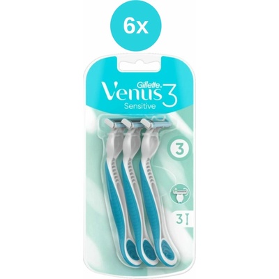 Gillette Venus 3 Color 6x3 ks