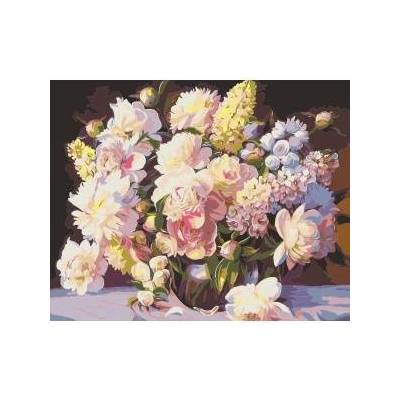 Smart Flamingo Creative set Flamingo Line Painting by numbers 40x50cm Bouquet (FSY222)