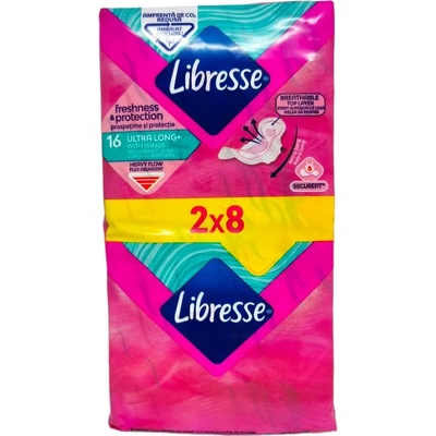 Libresse дамски превръзки, Ultra Long, 16 броя