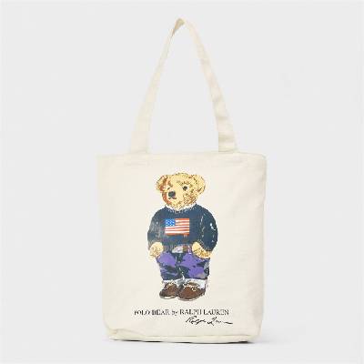 Детска чанта POLO RALPH LAUREN Tote Bag Kids - Natural W3Y
