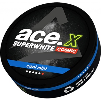 Ace Superwhite cool mint cosmic 20mg/g 20 vrecúšok