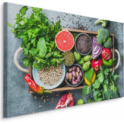 MyBestHome BOX Plátno Zelenina, Ovoce A Koření Varianta: 30x20